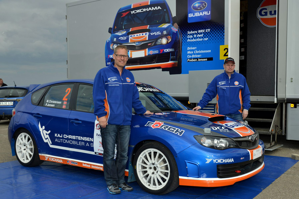Rally Den Jyske Sparekasse var kun det andet rally i det nye samarbejde mellem Max Christensen og Preben Jensen.
(Foto: Michael Eisenberg)